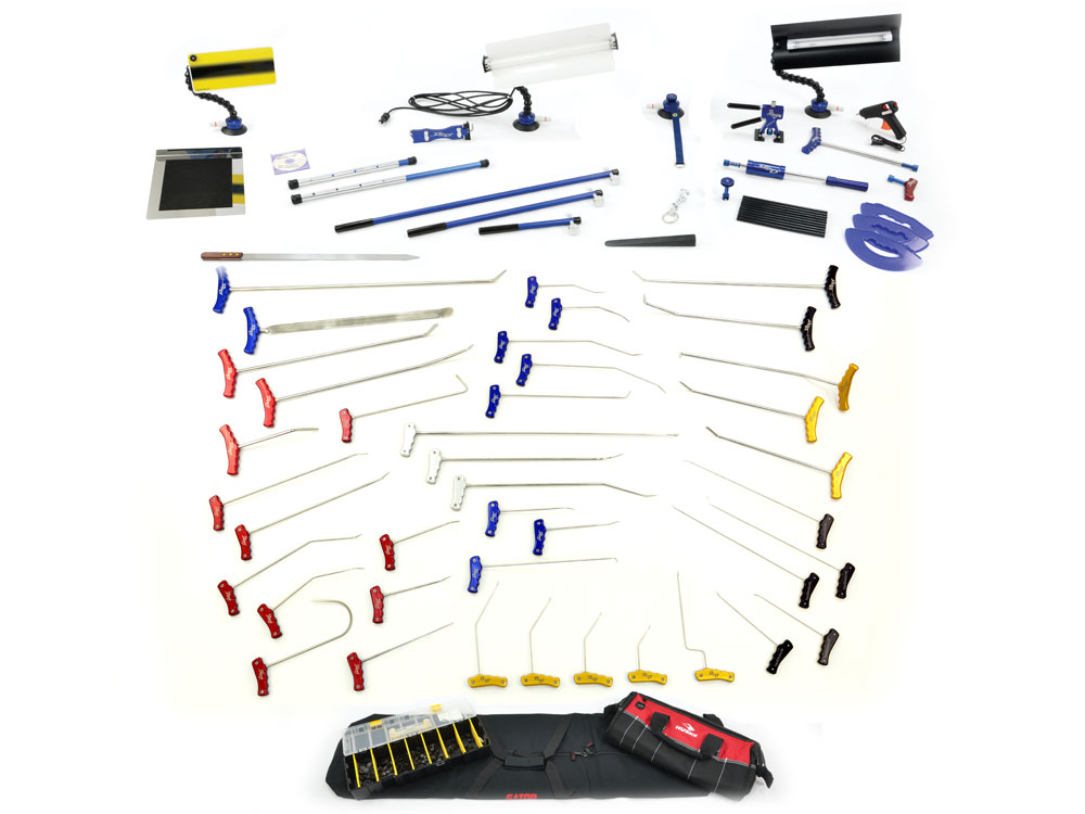 40 X-treme Color Coded Hail Tool Set Includes Accessories